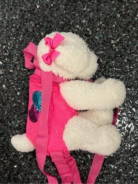 ADORABLE Poochie & Co. Puppy Dog Pink Sequin Purse
